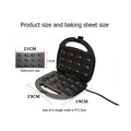 Mini Electric Walnut Cake Maker Automatic Nut Waffle Bread Machine Sandwich Iron Toaster Baking Breakfast Pan Oven EU plug