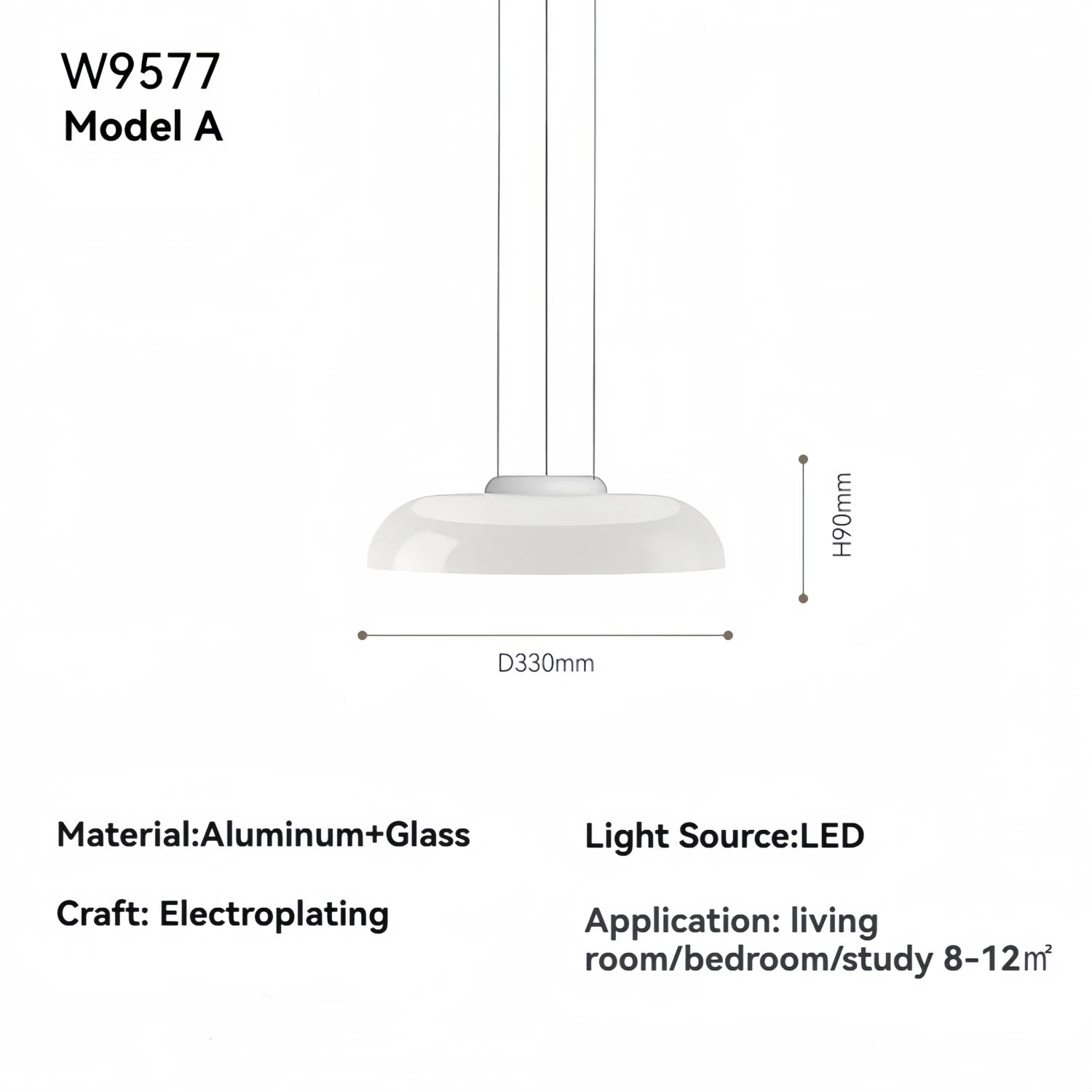 Pablo White Glass Shade Pendant Lights Desinger Nordic Led Bedside Lamp Round Hanging Lighting for Bar Dining Room Decor Light