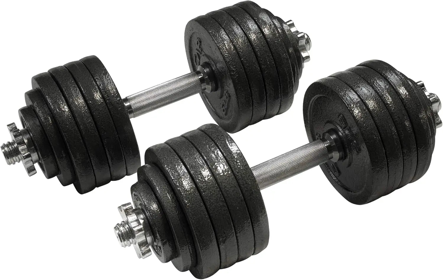 Adjustable Dumbbell Weight Set with Multiple Options - 105 lbs Total for Home Gym Workouts