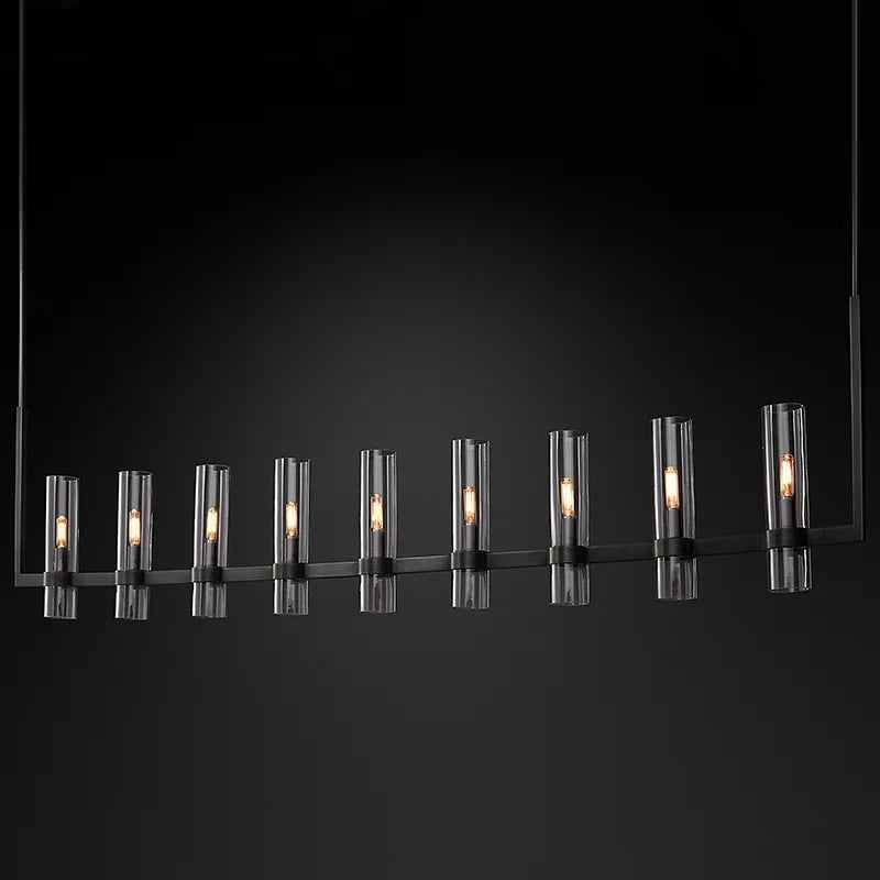 American Living Dining Room Loft Lighting Glass Chandelier Chrome Pendant Lamp Lighting Foyer Retro Glass Shades Led Lighting