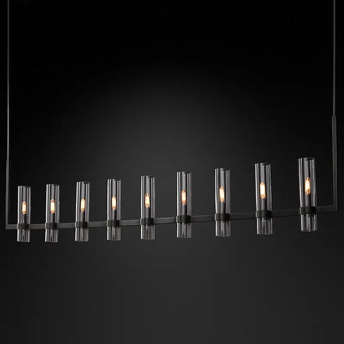 American Living Dining Room Loft Lighting Glass Chandelier Chrome Pendant Lamp Lighting Foyer Retro Glass Shades Led Lighting