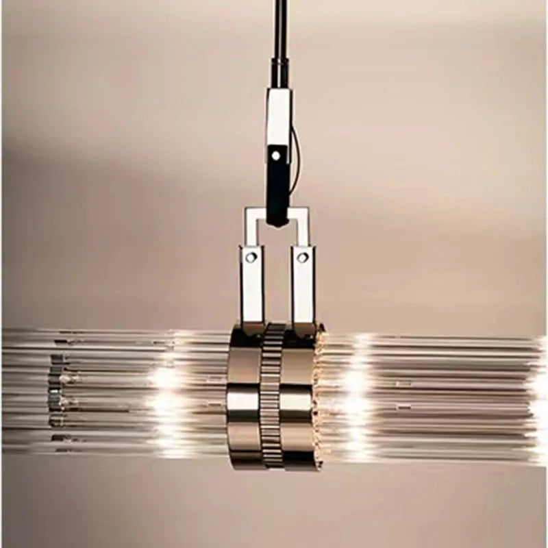 Restaurant Pendant Lights 100cm 150cm 180cm 200cm Glass Lampshade Modern Led Hanging Light Dining Living Room Decor Pendant Lamp