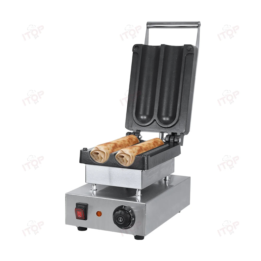 Shawarma Gyro Toaster Tortilla Wrap Sandwich Buritto Press Maker Machine Heater Warmer Roll Durum Doner Kebab Grill Griddle
