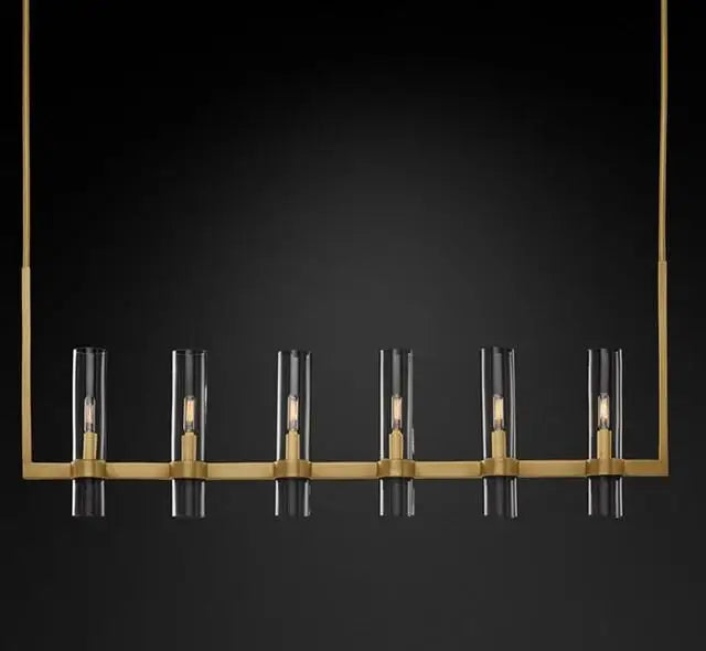 American Living Dining Room Loft Lighting Glass Chandelier Chrome Pendant Lamp Lighting Foyer Retro Glass Shades Led Lighting