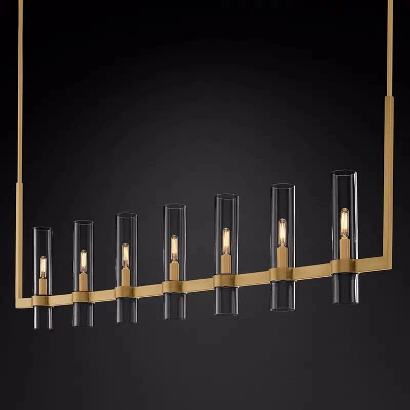 American Living Dining Room Loft Lighting Glass Chandelier Chrome Pendant Lamp Lighting Foyer Retro Glass Shades Led Lighting