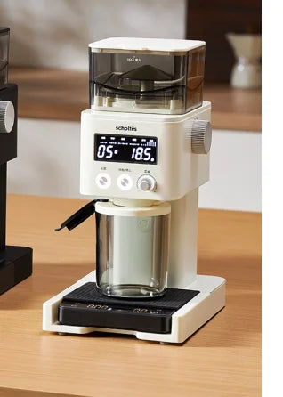 Electric Coffee Grinder Adjustable Burr 30 Levels Of Grinding For Espresso Easy To Clean Send Coffee Scales And Sealed Bean Jars